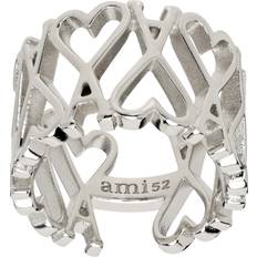 Rings Ami Paris Silver de Coeur Ring Silver/900 (FR 54)