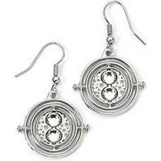Red Earrings Harry Potter Time Turner Drop Earrings - Silver