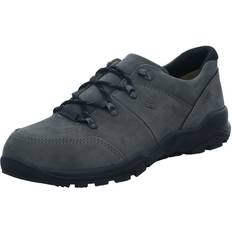 Damen - Nubukleder Halbschuhe Finn Comfort - Grau