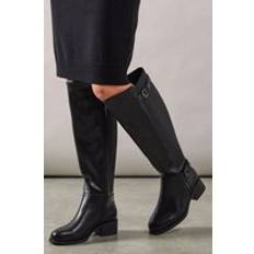 Extra Wide Fit Koira Back Heel Knee - Black