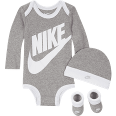 Nike Bodysuits Nike Baby Set 3-piece - Dark Grey Heather (CQ8982-063)