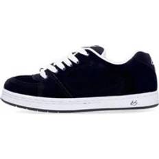 éS Black Skate Shoes with Logo Embroidery - Black