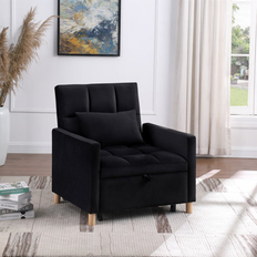 Mercer41 31.5 Inch Convertible Sleeper Chair Sofa