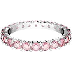 Swarovski Matrix Ring - Silver/Pink