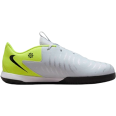 Lace Up Indoor Shoes NIKE Jr. Phantom GX 2 Academy IC - Metallic Silver/Volt/Black