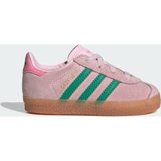 adidas Gazelle Comfort Closure Laces Shoes - Clear Pink/Court Green/Bliss Pink