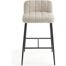 Dunelm Caden Beige/Black Bar Stool 82cm