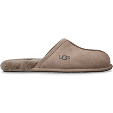 Beige - Leather Slippers UGG Scuff - Taupe
