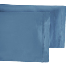 Egyptian Cotton Bed Linen Superior Egyptian Cotton 650 Thread Count Set Medium Pillow Case Blue