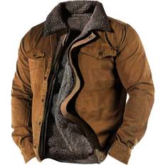 Flanell - Herren Oberbekleidung Cotosen Men's Tactical Outdoor Comfort Work Jacket - Wolf Brown