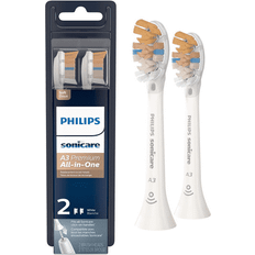 Toothbrush Heads Philips A3 Premium All-in-One Standard Sonic Brush Head White 2-pack