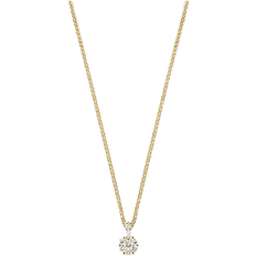 Christ Chain Necklace - Gold/Diamonds