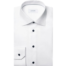 Eton Solid Signature Twill Shirt - White