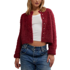 Rouge Manteaux Free People Celeste Cardigan - Aged Red