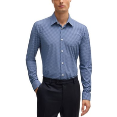 Clothing Performance Slim-Fit Dress Shirt - Light Blue