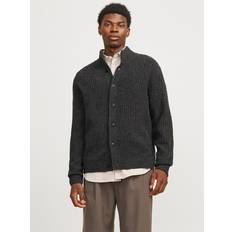 Uomo Cardigan Jack & Jones Giacchetta Grigio Scuro