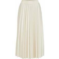 Bianco Gonne Vila Pleated Midi Skirt