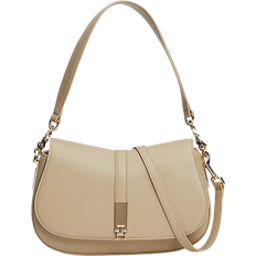 Tommy Hilfiger Heritage Monogram Saddle Bag - Beige