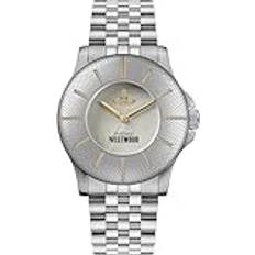 Vivienne Westwood Unisex Wrist Watches Vivienne Westwood Walbrook Grey Dial Stainless Steel Bracelet Watch VV309CGSL