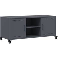 Stål tv bänkar vidaXL 846664 Anthracite TV-bänk 100.5x43.5cm