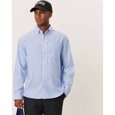 Les Deux Kläder Les Deux Kolton Herringbone Shirt - Hvid
