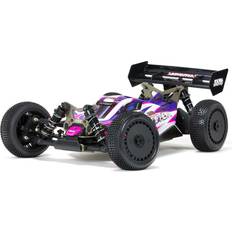 Pink go kart Arrma TLR Tuned Typhon 4x4 Roller Buggy RTR ARA8306