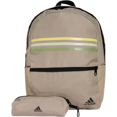 Adidas Classic Horizontal 3-Stripes Backpack - Blanch Cargo/Black