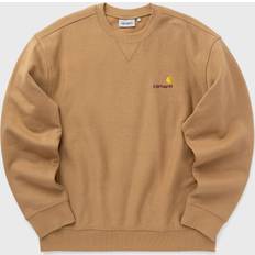 Carhartt WIP Sweatshirts Jumpers Carhartt WIP Script Logo Sweatshirt - Brown
