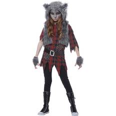 California Costumes Werewolf Costume for Girls Scary Halloween