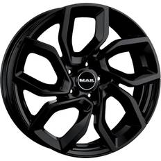 18" - Alufelger Bilfelger Mak Felg Apollo Gloss Black 7,5x18 5x108 ET45