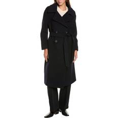 Viscose Coats Icons Long Wool Cashmere-Blend Trench Coat