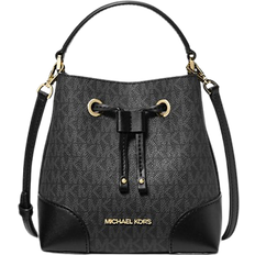 Michael Kors Mercer Small Logo Bucket Bag - Black