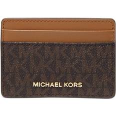 Card Cases Michael Kors Logo Card Case - Brown