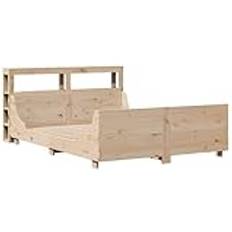vidaXL Uden Madras 150x200 cm Sengeramme