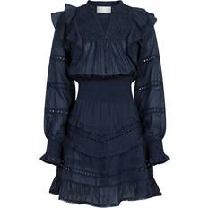 Neo Noir Harmoni Voile Dress - Navy