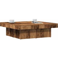 Red Coffee Tables vidaXL Old Wood 90 x 90 x 28 cm Coffee Table 90x90cm