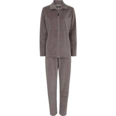 Brun Pyjamasser Decoy Velour Homewear Set - Brown