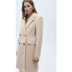 Mango Outerwear Mango Dali Coat - Beige