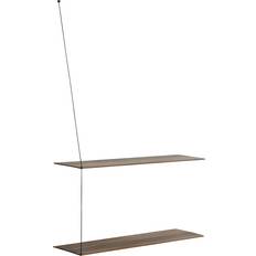 Woud Stedge Smoked Oak Wall Shelf 80cm