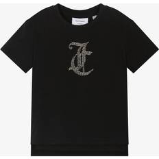 Juicy Couture Tonal Diamante Tee - Svart