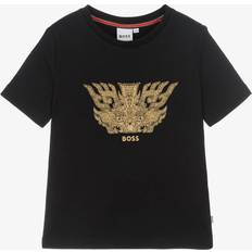 BOSS Boys Cotton T-Shirt - Black