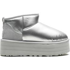 UGG Silver - Women Shoes UGG Ultra Mini Platform Hi Shine - Silver