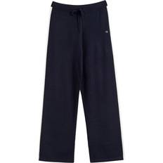 Chinti & Parker Side-Stripe Wide-Leg Track Pants Wool/Cashmere