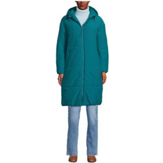 Coats Lands' End Insulated Wide Channel Commuter Coat - Evening Teal