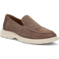 Connor Venetian Suede Loafers - Brown