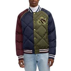 Scotch & Soda Outerwear Scotch & Soda Yrachie Quilted Varsity Jacket Inky Blue