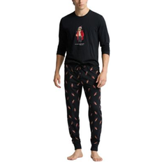 Sleepwear Ralph Lauren Polo Bear Pajama Set - Polo Black/Red Toggle Holiday Bear