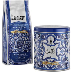 Bialetti Moka Pots Bialetti Mediterranean Blue Perfetto Moka Coffee Tin 200g