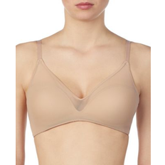 Le Mystere Sheer Illusion Wireless Bra - Natural