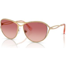 Swarovski Vuxen Solglasögon Swarovski Solglasögon Metall Guld Rosa Pilot Normal - Rosa